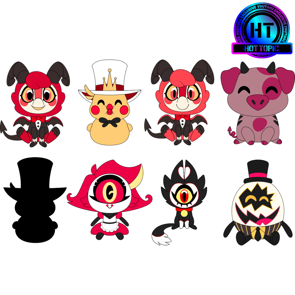 Youtooz - Hazbin Hotel: Lil Guyz - Blind Box (6 Inch Plush in Each Box) Plush Figure