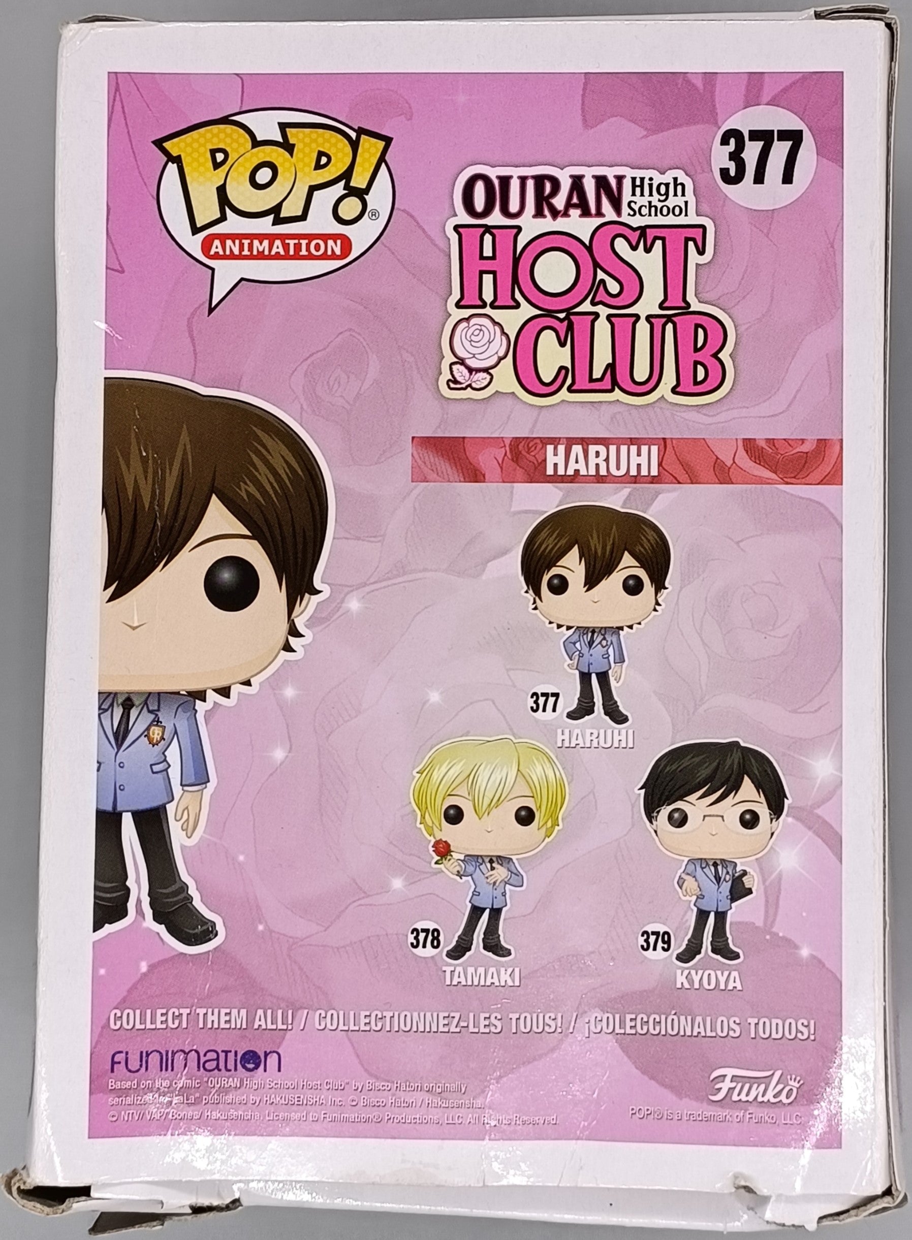 #377 Haruhi - Ouran High School Host Club - Box Damaged Funko POP