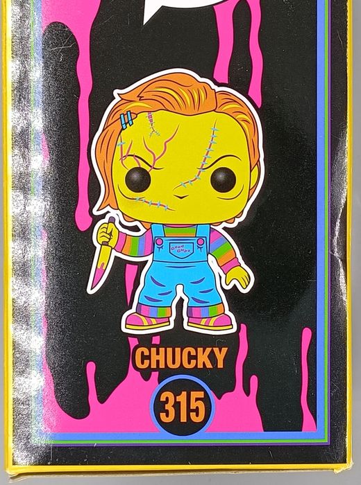 #315 Chucky - Blacklight - Bride of Chucky - Horror Box Damaged Funko POP