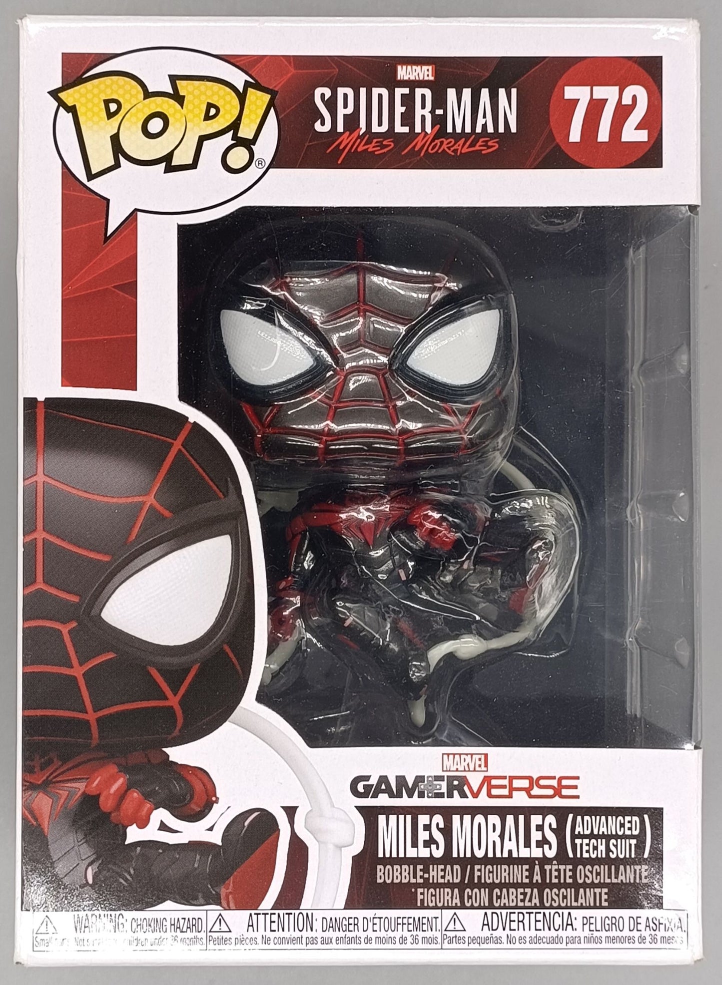 772 Miles Morales (Advanced Tech Suit) - Marvel Spider-Man - Funko POP - Box Damaged