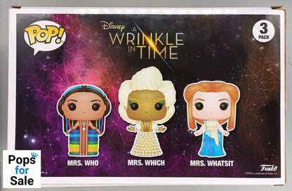 3 Pack Mrs. Who Mrs. Which Mrs. Whatsit - Disney A Wrinkle In Time Funko POP