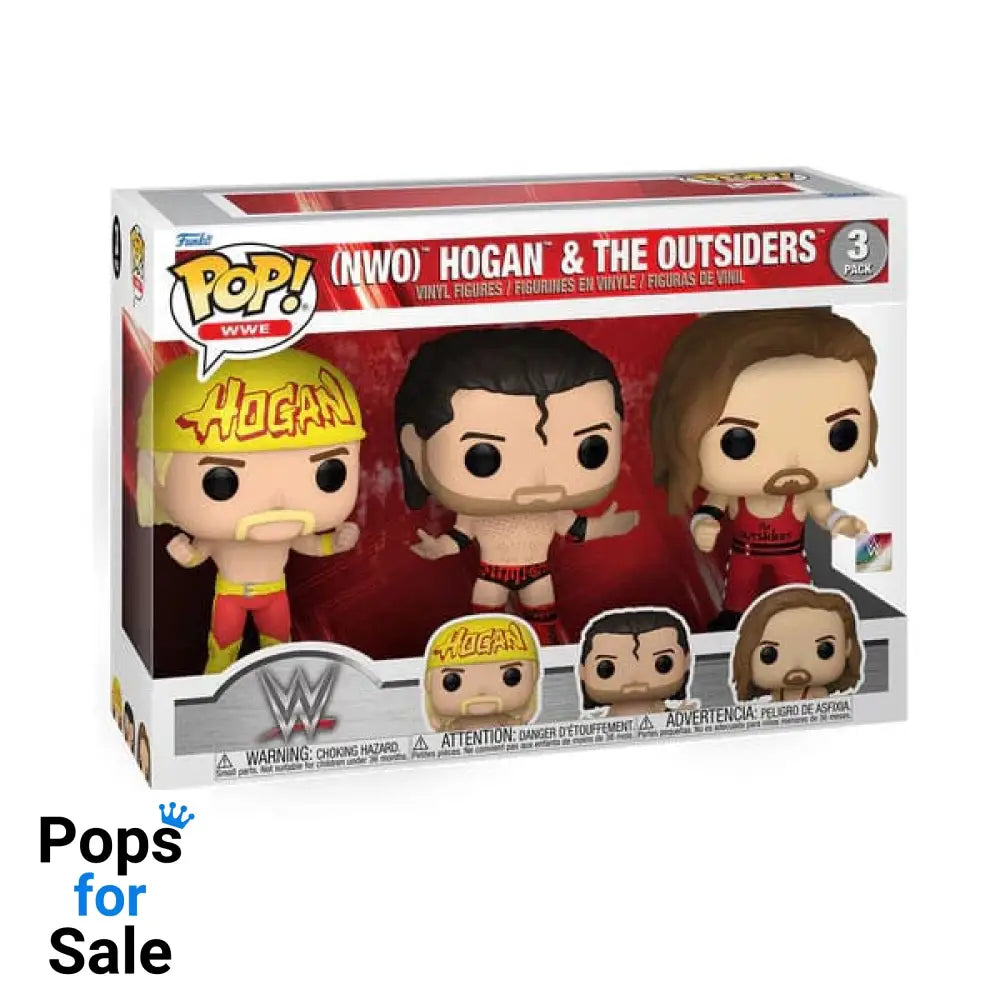 [3 Pack] (NWO) Hogan & Outsiders - WWE Funko POP Preorder