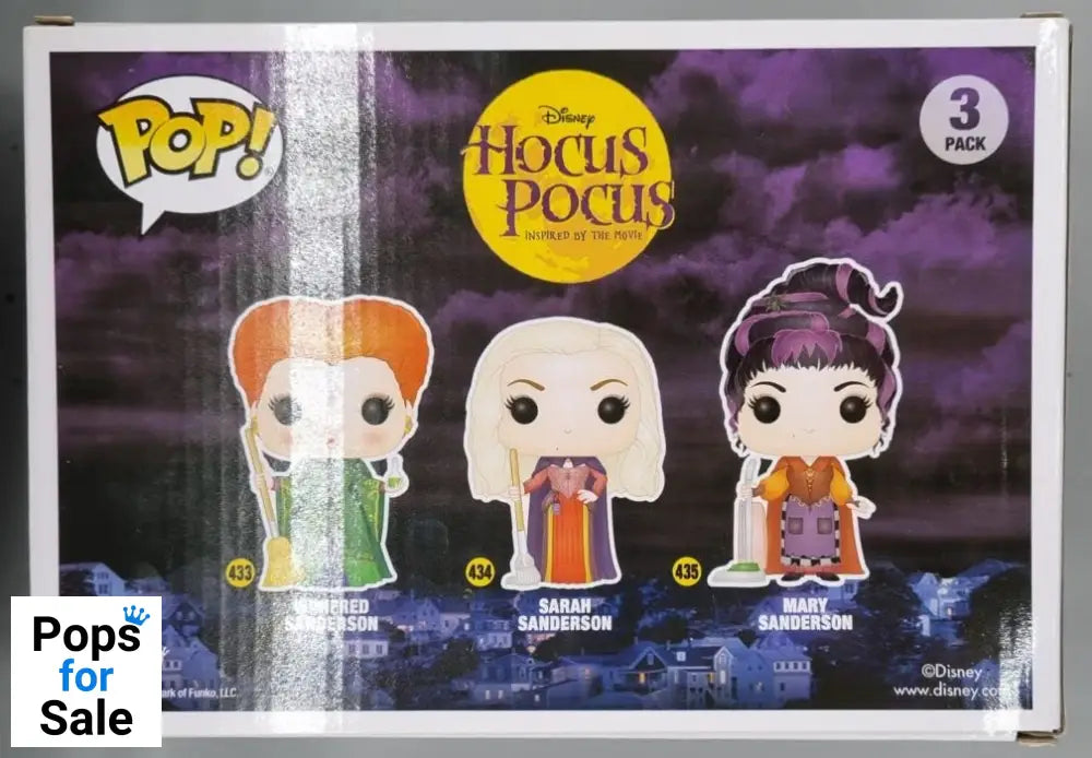 [3 Pack] The Sanderson Sisters (Flying) Disney Hocus Pocus Funko POP