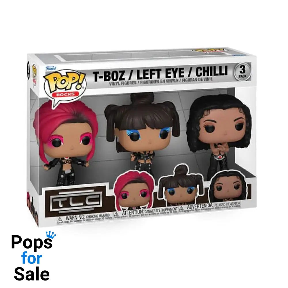 3 Pack Tlc Scrubs - Rocks Chilli T-Boz And Left Eye Funko Pop Preorder