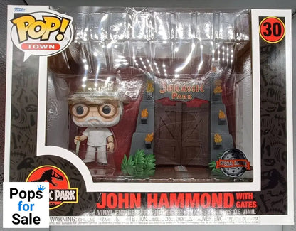 30 John Hammond (with Gates) - Town Jurassic Park Funko POP - Box Damaged
