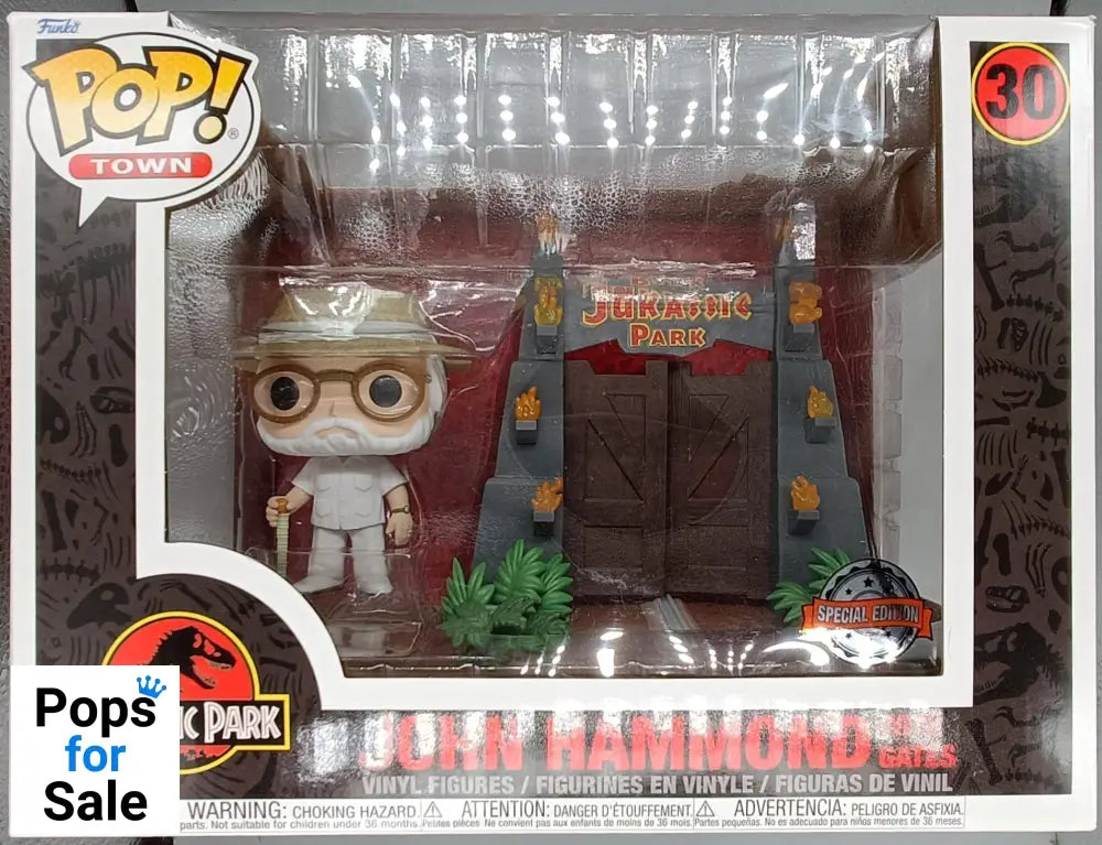 30 John Hammond (with Gates) - Town Jurassic Park Funko POP