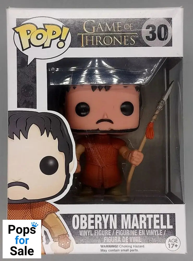 #30 Oberyn Martell - Game of Thrones - Box Damaged Funko POP - PopsforSale.co.uk