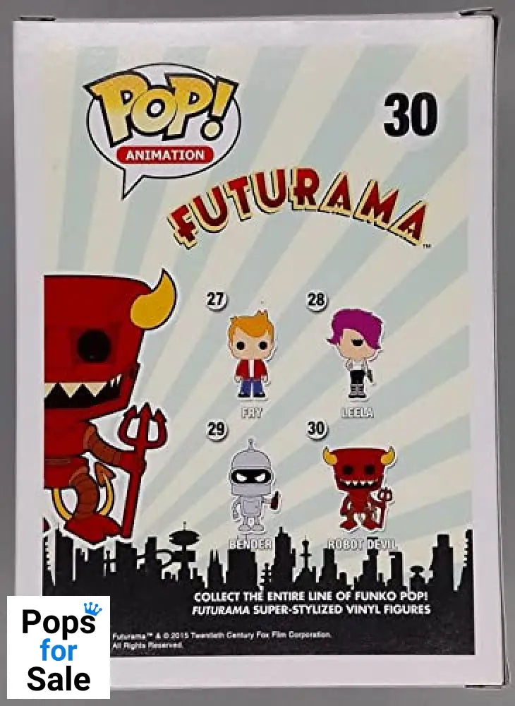 30 Robot Devil - Futurama - Funko POP - Box Damaged