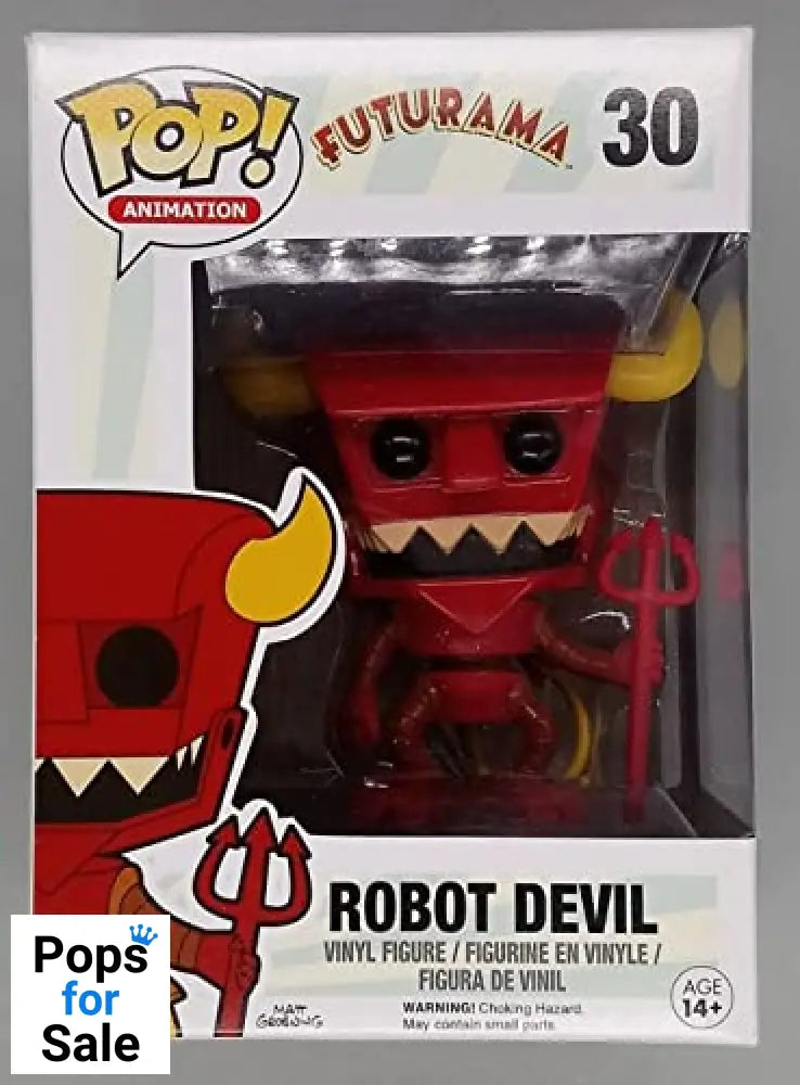 30 Robot Devil - Futurama - Funko POP - Box Damaged