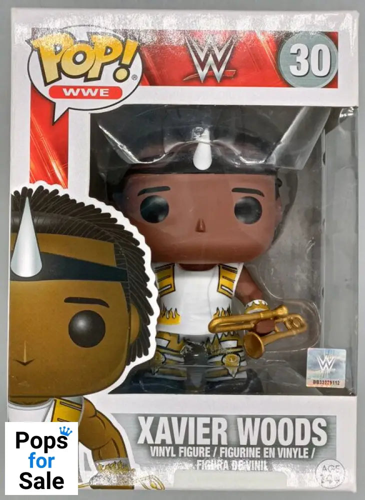 #30 Xavier Woods - WWE - Box Damaged Funko POP
