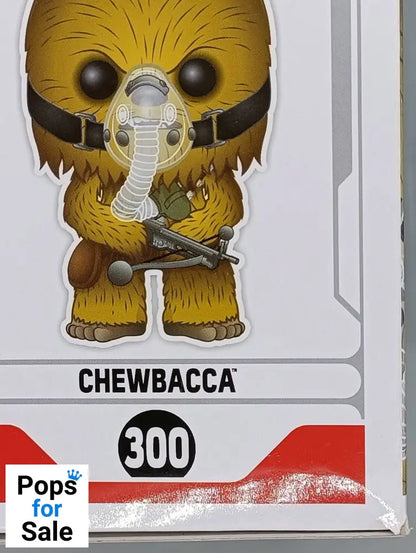 #300 Chewbacca (w/ Mask) - Star Wars Smugglers Bounty - Box Damaged Funko POP