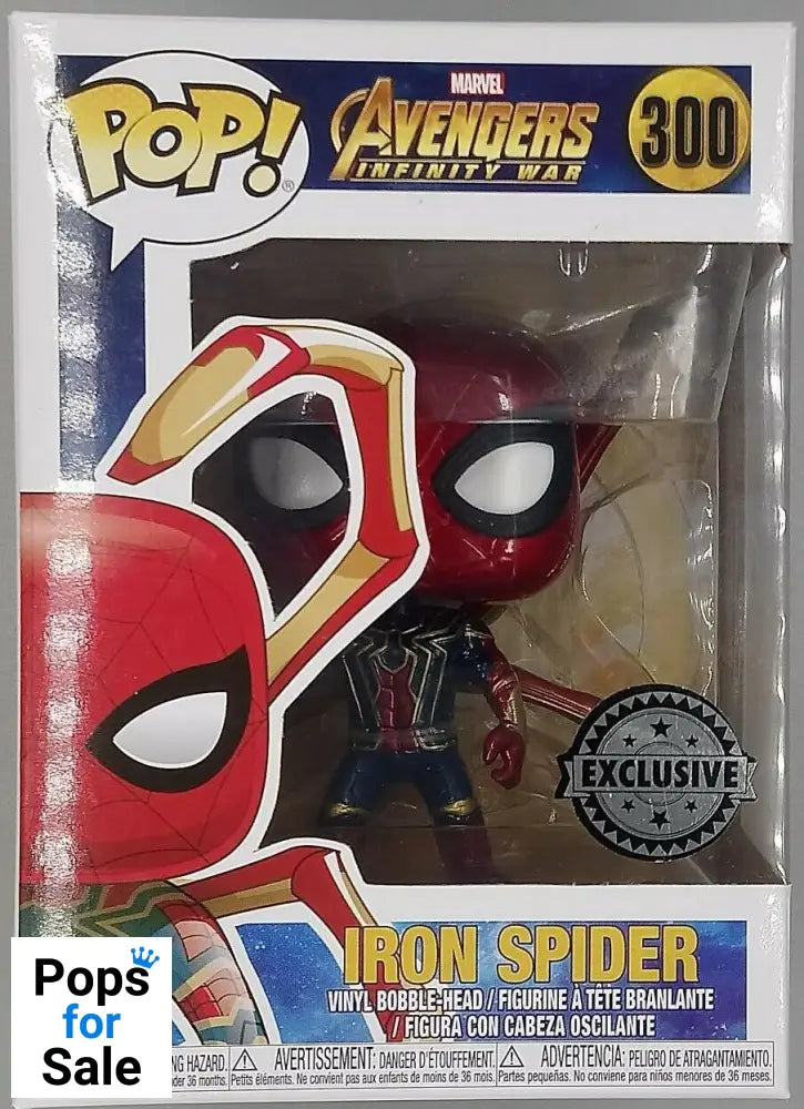 #300 Iron Spider (w/ Legs) Marvel Avengers: Infinity War Funko POP