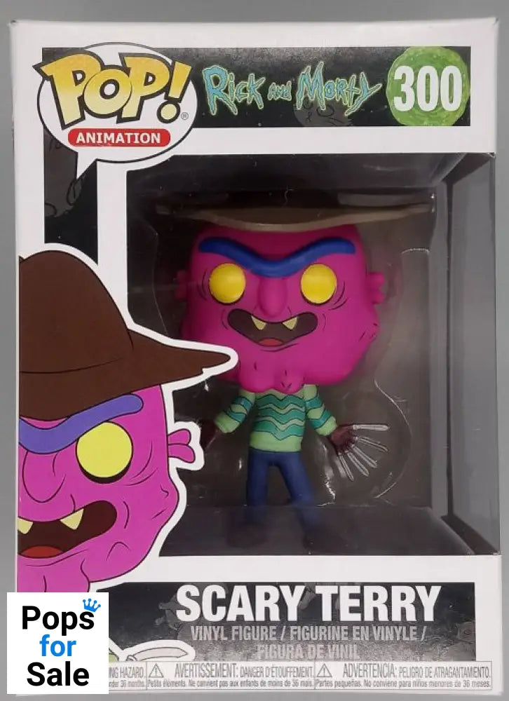 #300 Scary Terry - Rick And Morty - Box Damaged Funko POP