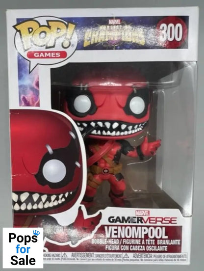 #300 Venompool - Marvel Contest Of Champions - Box Damaged Funko POP
