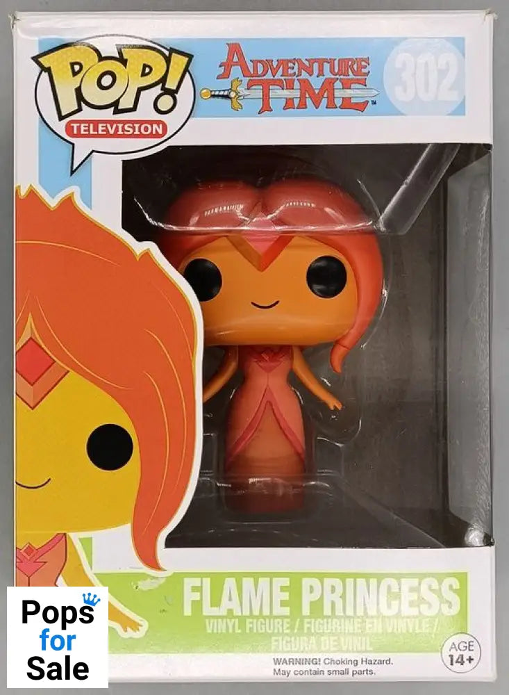 #302 Flame Princess - Adventure Time - Box Damaged Funko POP
