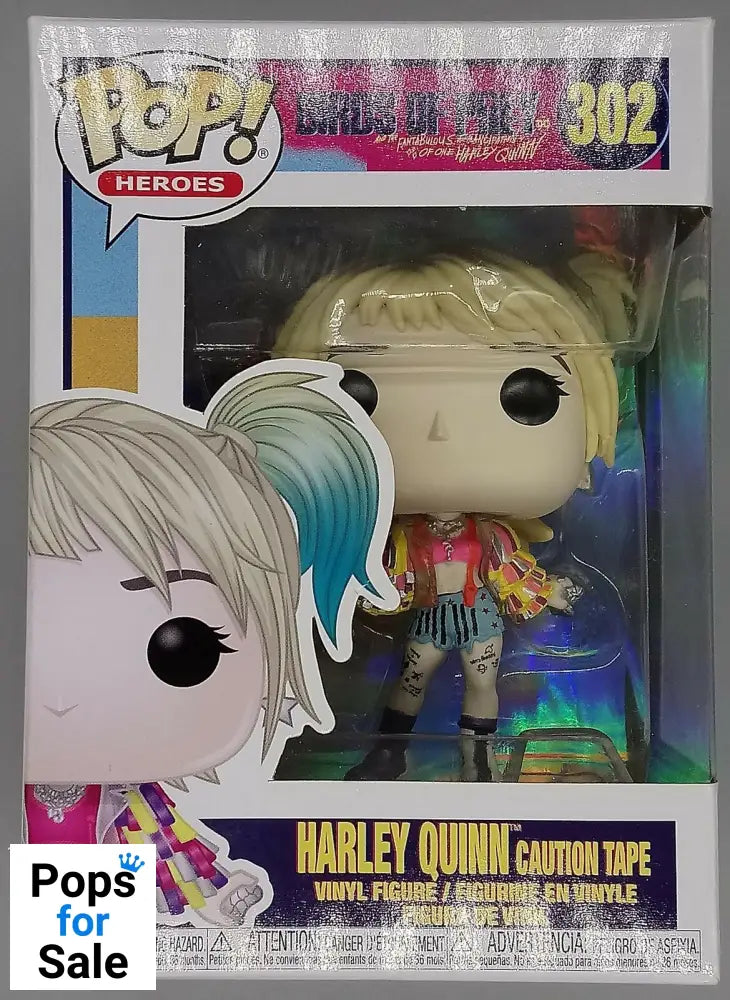 302 Harley Quinn (Caution Tape) - DC Birds of Prey Funko POP