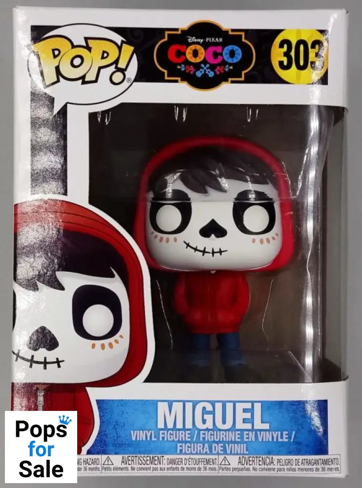 #303 Miguel - Disney Coco - Box Damaged Funko POP
