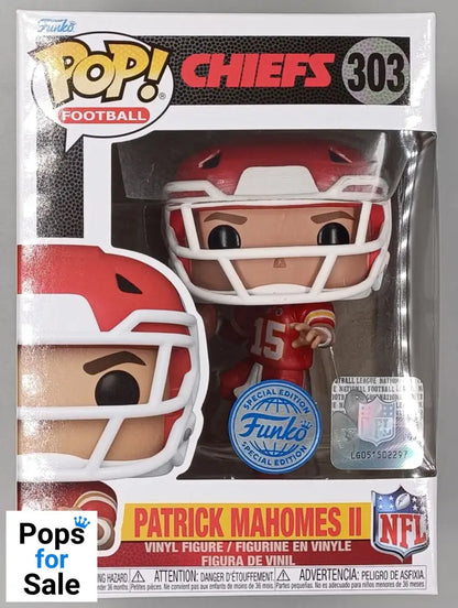303 Patrick Mahomes II - NFL Legends - Kansas City Chiefs Funko POP - Brand New