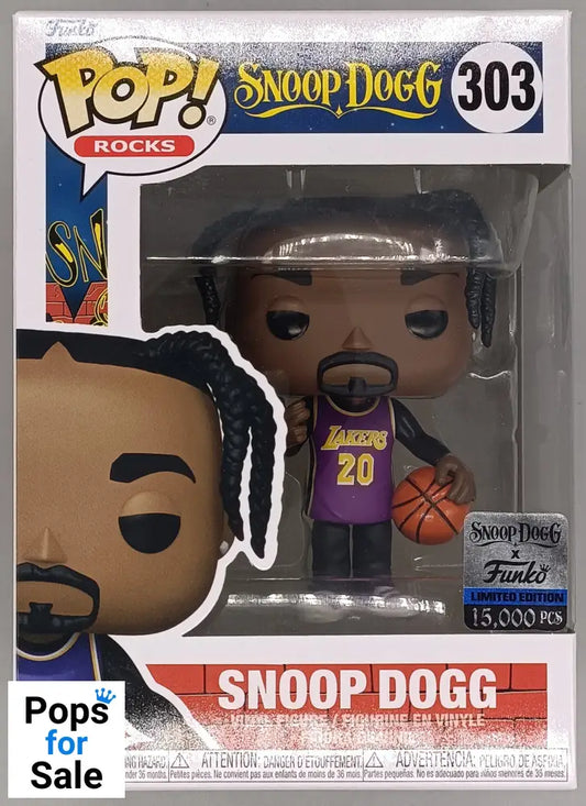 #303 Snoop Dogg (Basketball Purple) Lakers 15000pc LE Funko POP