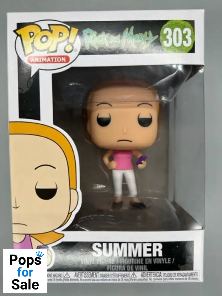 #303 Summer - Rick and Morty - Box Damaged Funko POP