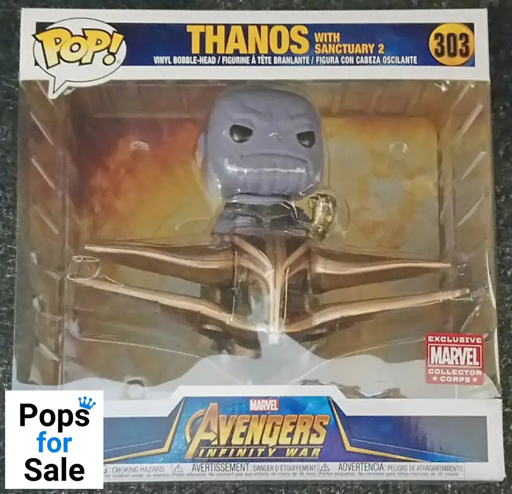 #303 Thanos (Sanctuary 2) Deluxe Avengers MCC - Box Damaged Funko POP - PopsforSale.co.uk