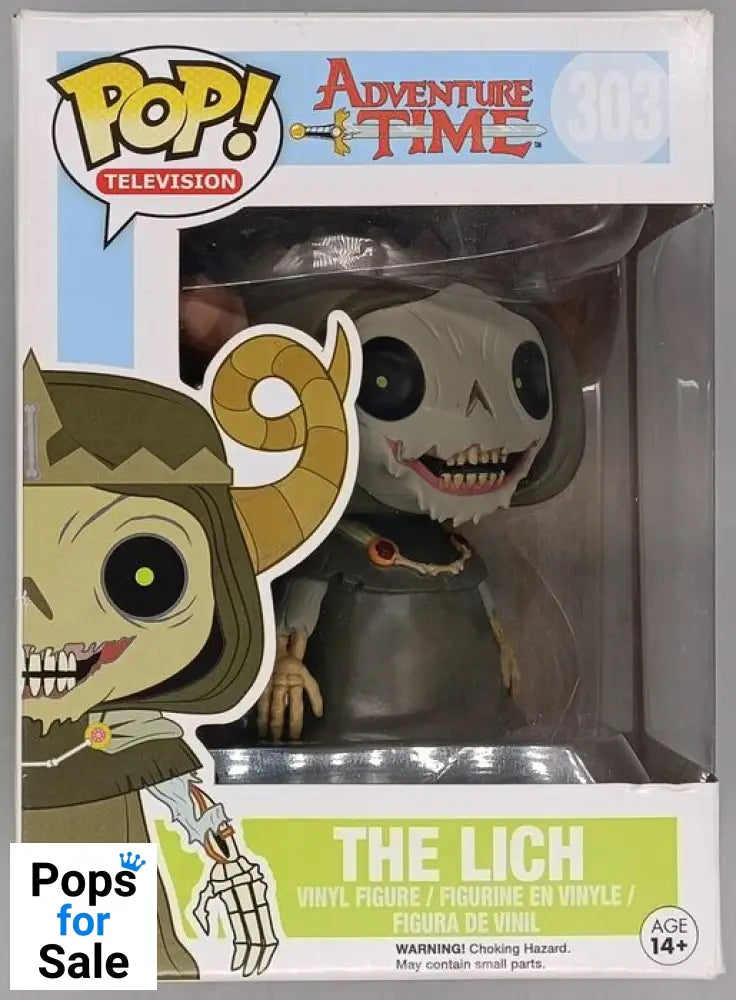 #303 The Lich - Adventure Time - Box Damaged Funko POP - PopsforSale.co.uk