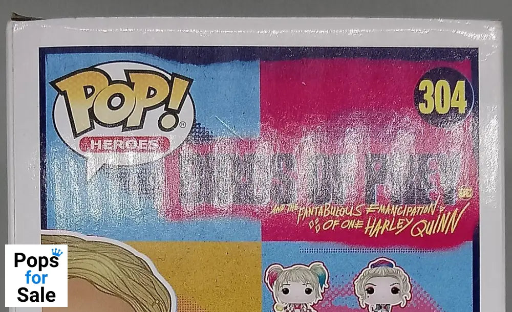 #304 Black Canary (Boobytrap Battle) DC Birds of Prey Box Damaged Funko POP