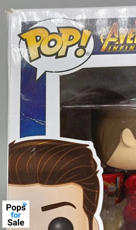 #304 Iron Man (Unmasked) - Marvel Avengers Infi - Box Damaged Funko POP