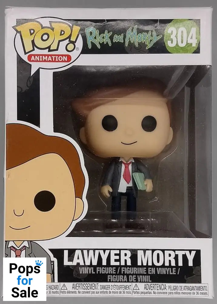 304 Lawyer Morty - Rick and Morty - Damaged Box Funko POP