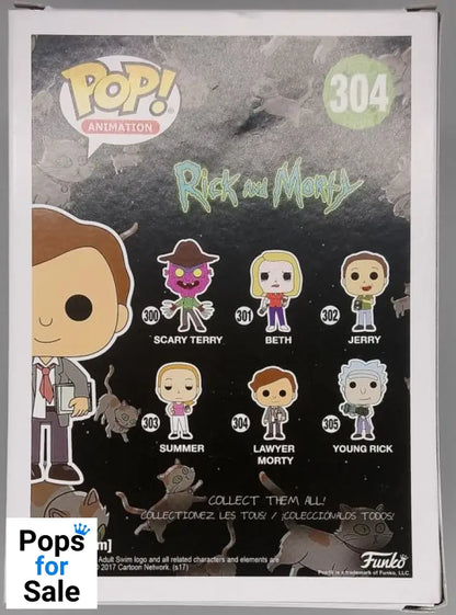 304 Lawyer Morty - Rick and Morty - Damaged Box Funko POP