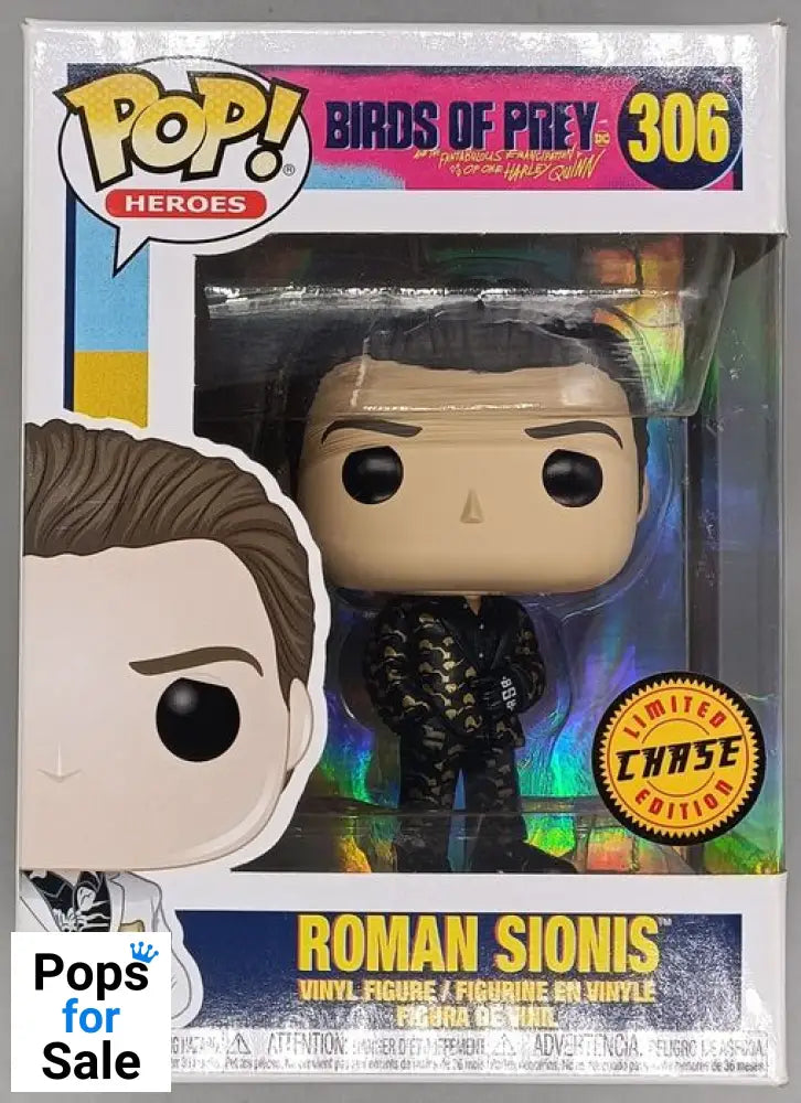 #306 Roman Sionis (Black/Gold) Chase - DC Birds of - Box Damaged Funko POP