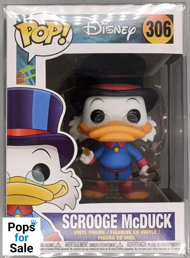 #306 Scrooge McDuck - Disney Duck Tales Funko POP - PopsforSale.co.uk