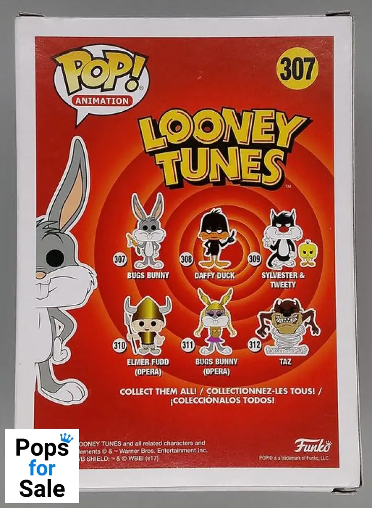 #307 Bugs Bunny - Looney Toons - Box Damaged Funko POP - PopsforSale.co.uk