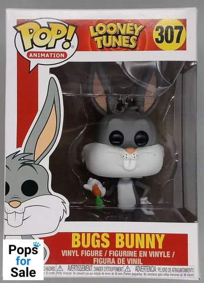 #307 Bugs Bunny - Looney Toons - Box Damaged Funko POP - PopsforSale.co.uk