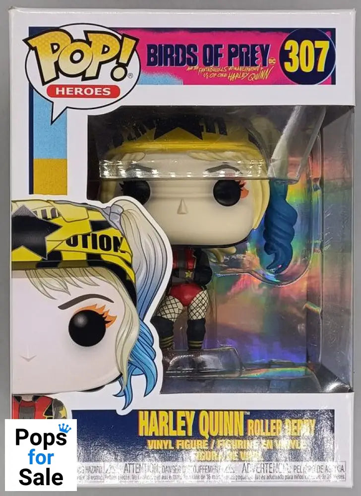 #307 Harley Quinn (Roller Derby) DC Birds of Prey Box Damaged Funko POP