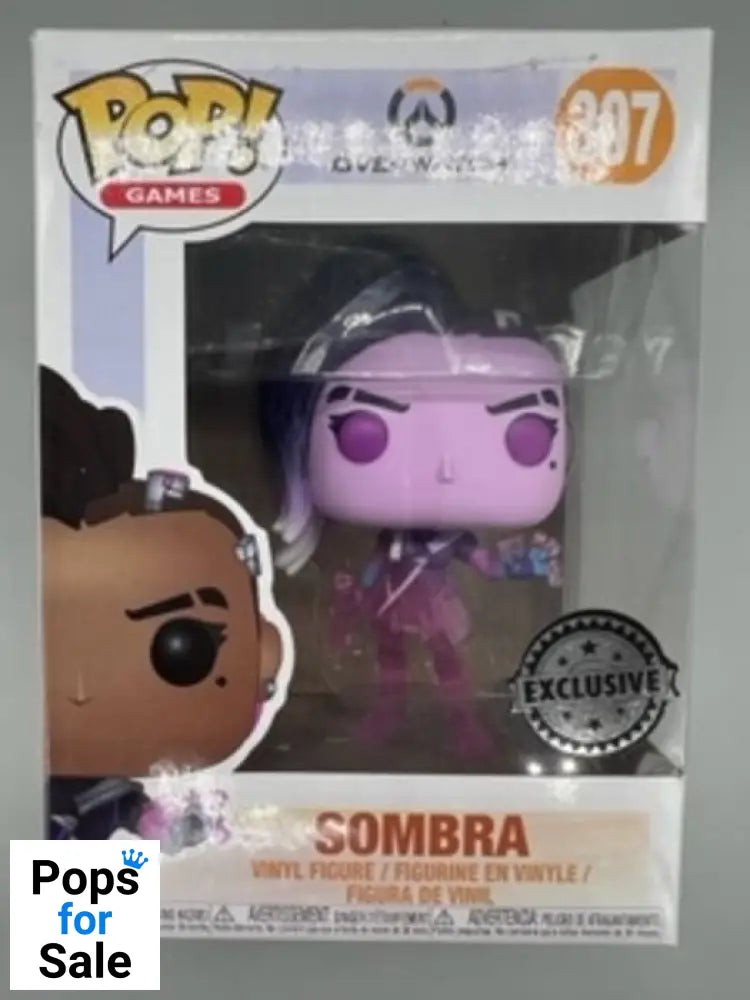 #307 Sombra (Translucent) - Overwatch - Box Damaged Funko POP