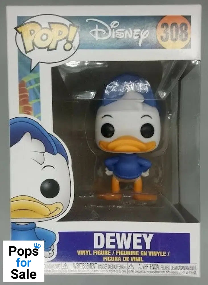 #308 Dewey - Disney Duck Tales Funko POP - PopsforSale.co.uk