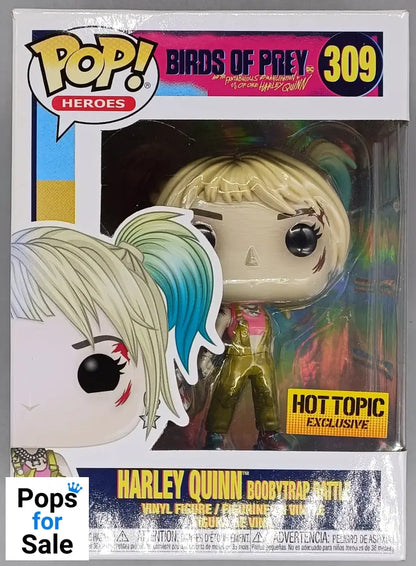 309 Harley Quinn (Boobytrap Battle) DC - Birds of Prey - Box Damaged Funko POP