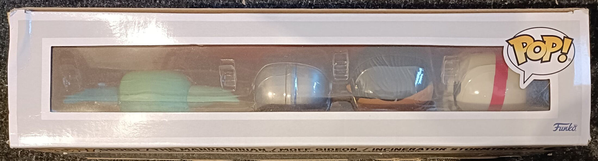 [4 Pack] Grogu- Mandalorian-Moff Gideon Glow Star Wars Box Damaged Funko POP