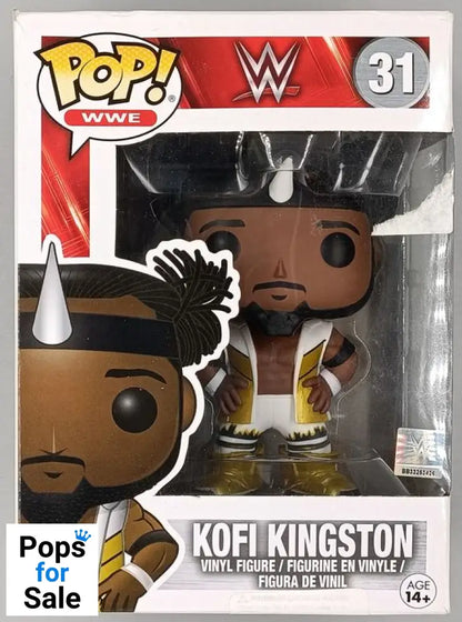 #31 Kofi Kingston - WWE - Box Damaged Funko POP - PopsforSale.co.uk