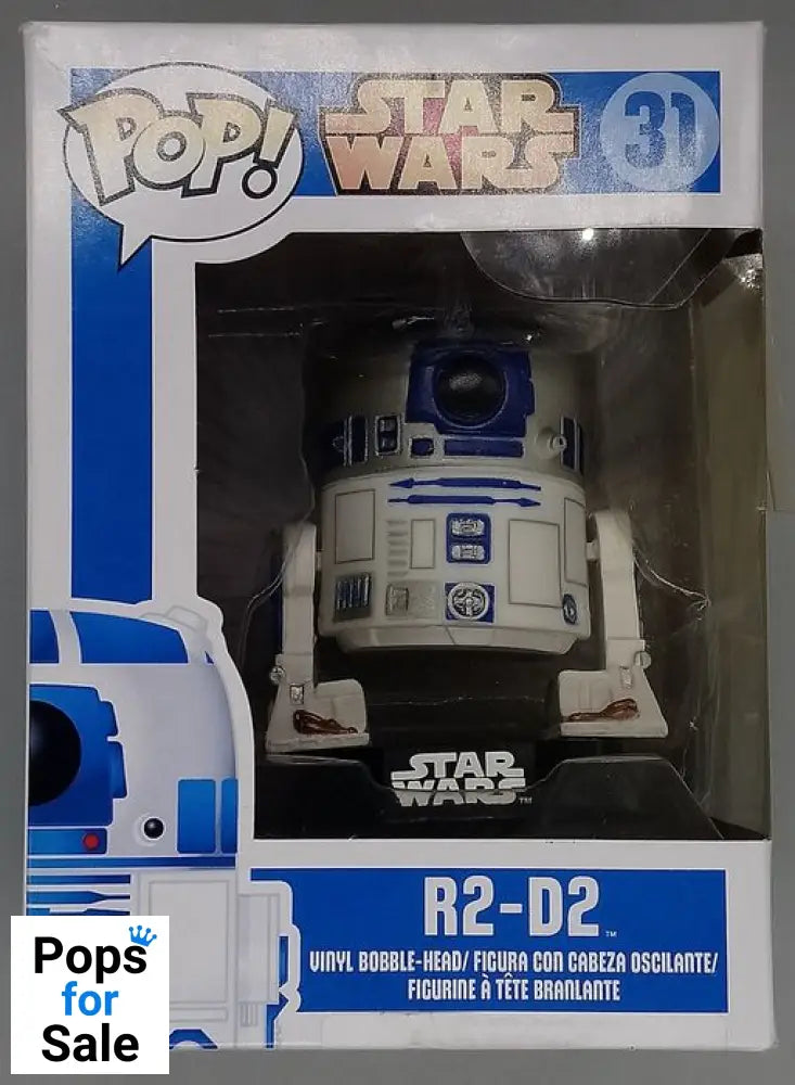 #31 R2-D2 - Star Wars - Box Damaged Funko POP - PopsforSale.co.uk