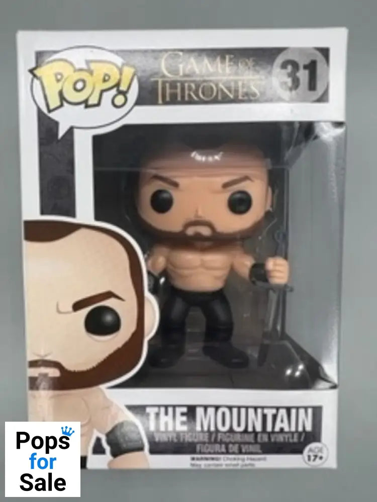 #31 The Mountain - Game of Thrones - Box Damaged Funko POP - PopsforSale.co.uk