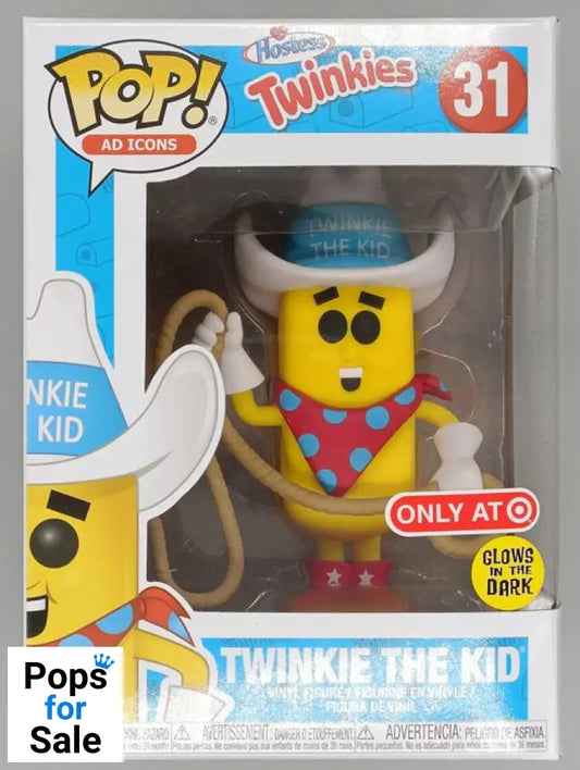 #31 Twinkie the Kid - Glow - Hostess Twinkies Funko POP - PopsforSale.co.uk