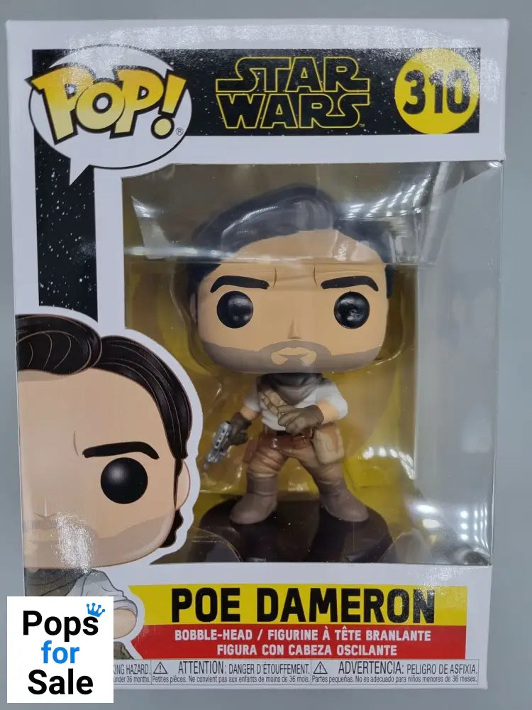 #310 Poe Dameron - Star Wars Funko POP - PopsforSale.co.uk