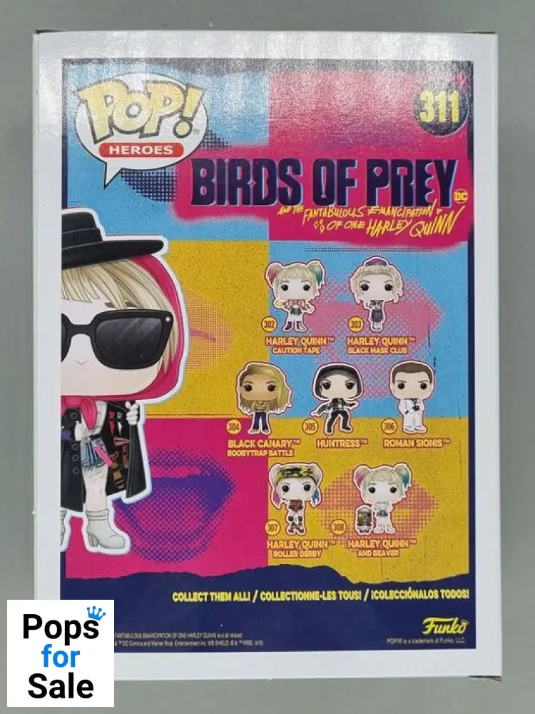 #311 Harley Quinn (Incognito) DC Birds Of Prey - Brand New Funko POP in Protector - PopsforSale.co.uk