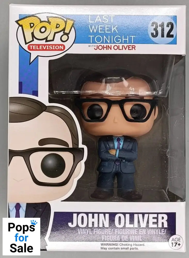 #312 John Oliver - Last Week Tonight Funko POP - PopsforSale.co.uk