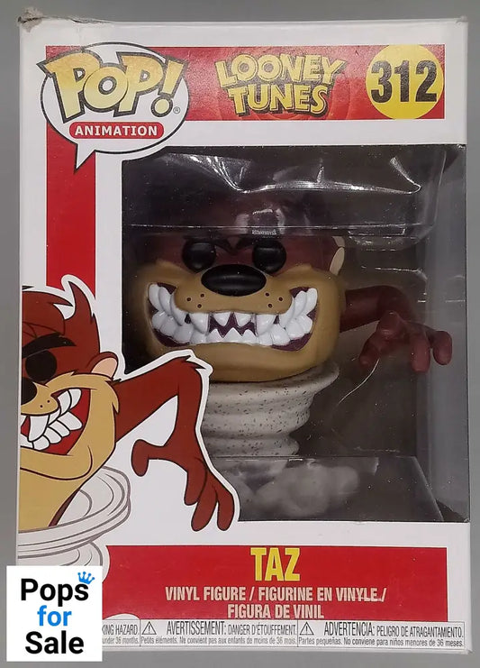 #312 Taz - Looney Tunes - Box Damaged Funko POP - PopsforSale.co.uk