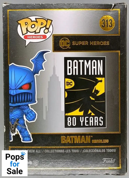 #313 Batman (Merciless) - Metallic - DC - Box Damaged Funko POP