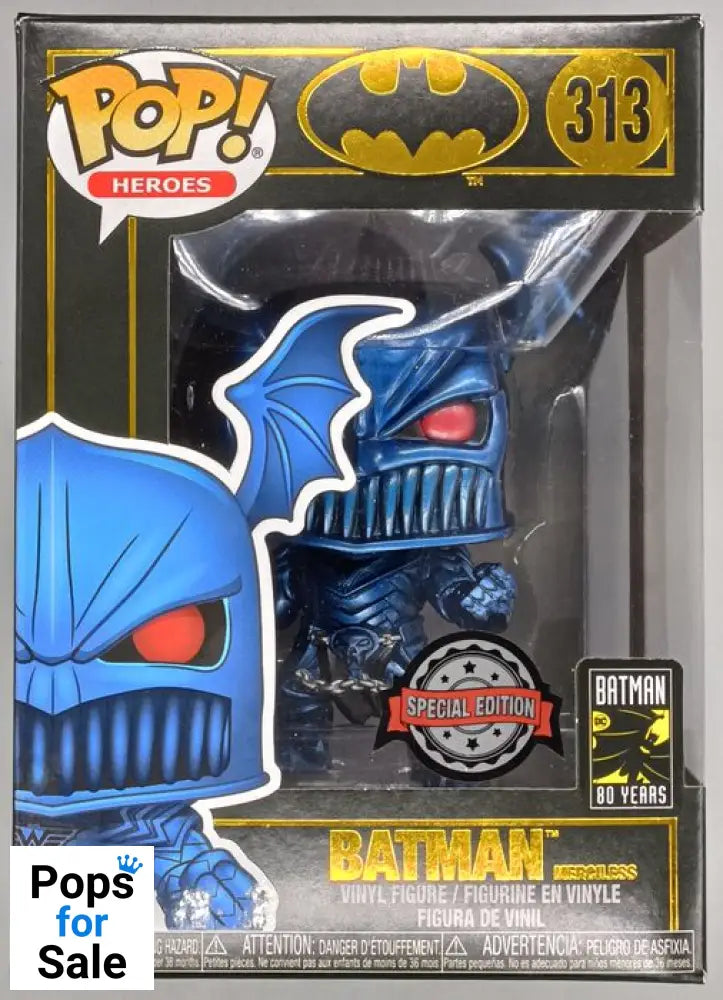 313 Batman (Merciless) - Metallic - DC Funko POP