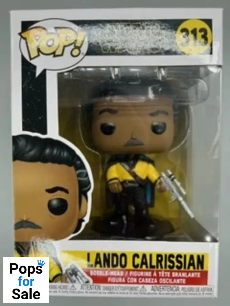 313 Lando Calrissian Star Wars The Rise of Skywalker Funko POP - Box Damaged